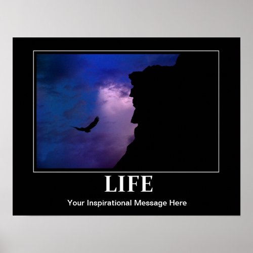 Life Poster Inspiration  Motivation wyour msg Poster