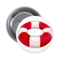 Life Preserver Pinback Button