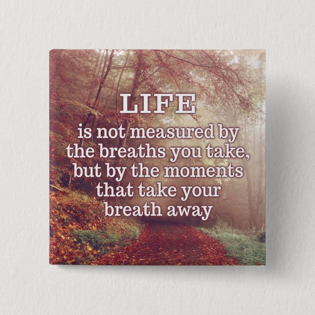 Life Quote button (Front)