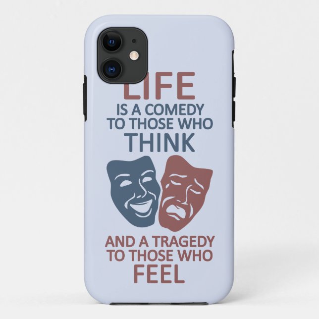 LIFE quote custom iPhone case (Back)