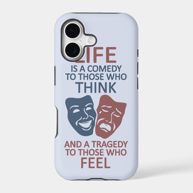 LIFE quote custom iPhone case (Back)
