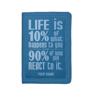 LIFE QUOTE custom monogram wallets