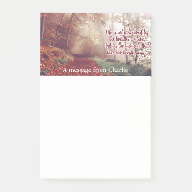 Life Quote custom notes (Front)