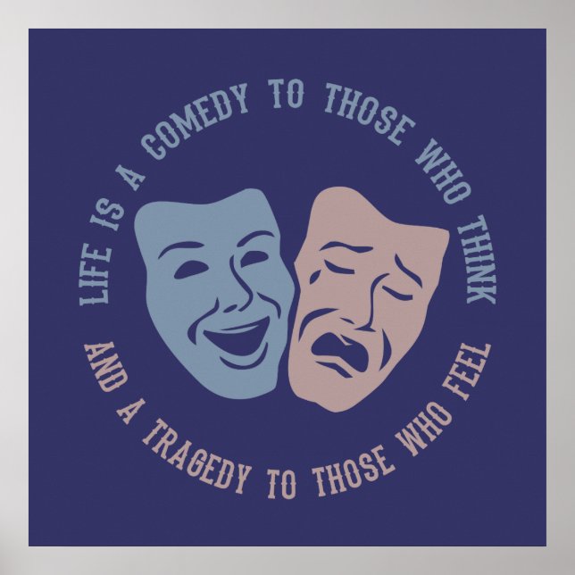 LIFE quote  custom poster (Front)