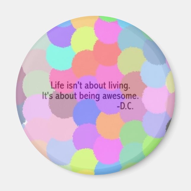 Life Quote Magnet (Front)