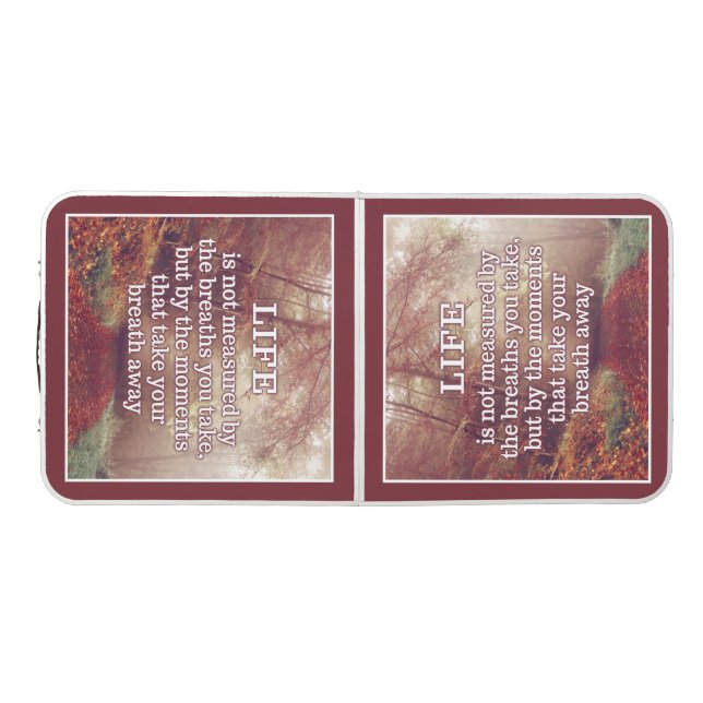 Life Quote ping pong table (Top)