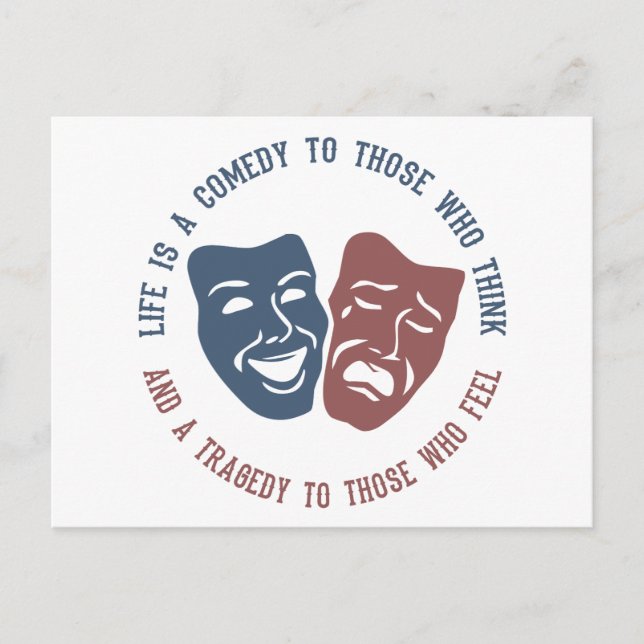 LIFE quote postcard (Front)