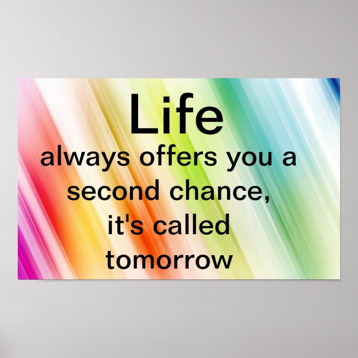 Life quote poster