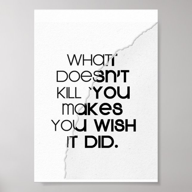 Life quote poster (Front)