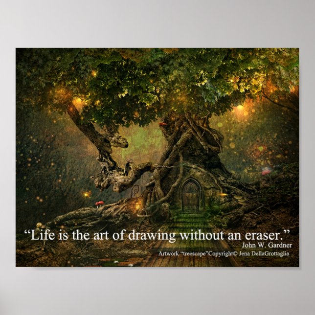 Life quote poster (Front)