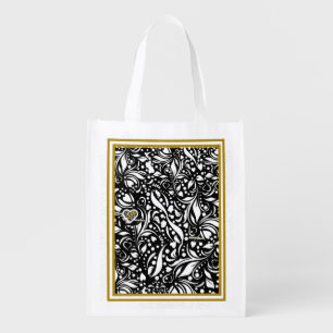 Life Quote Reusable Grocery Bag - Adiela Akoo
