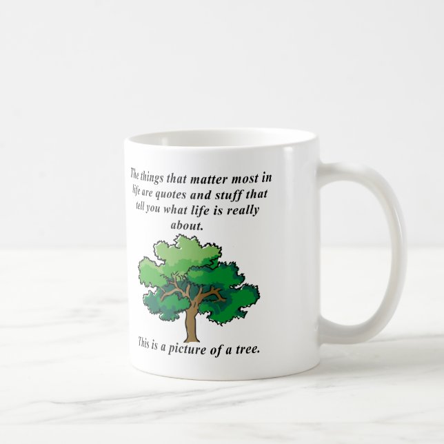 Life Quotes Funny Mug or Travel Mug (Right)