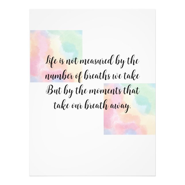 Life Quotes, Graduation, Congratulations  Photo Print (Front)