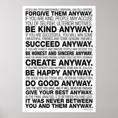 Life Quotes Poster