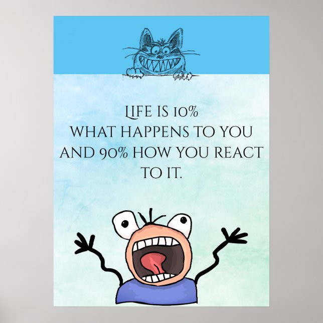 Life React Quote Poster (Front)