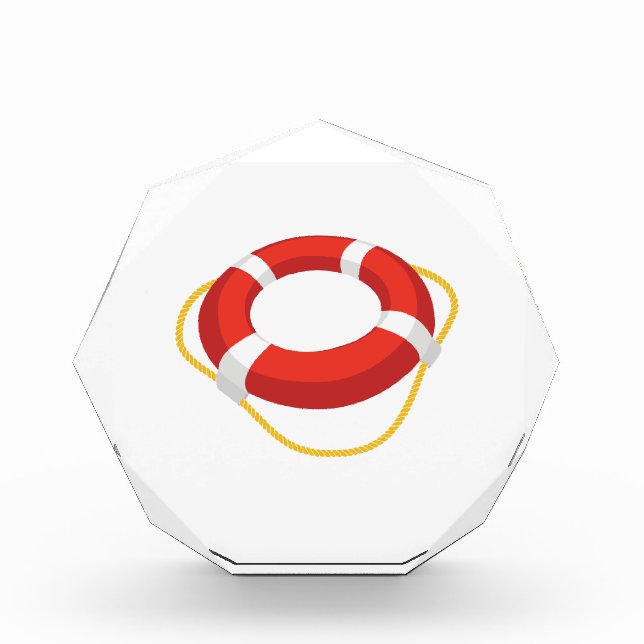 Life Ring Acrylic Award (Front)