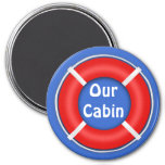 Life Ring Bright Stateroom Door Marker Magnet at Zazzle