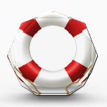 Life Ring Preserver Acrylic Award<br><div class="desc">Award QPC Template</div>