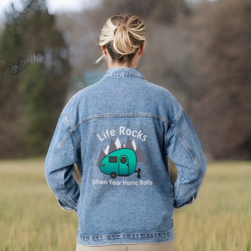 Life Rocks Camper Denim Jacket