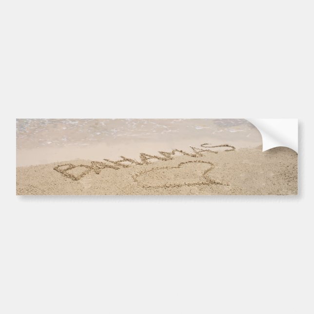 Life’s a beach bumper sticker (Front)