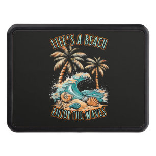 Life´s a Beach Summer Vacation Tropical Beach Hitch Cover