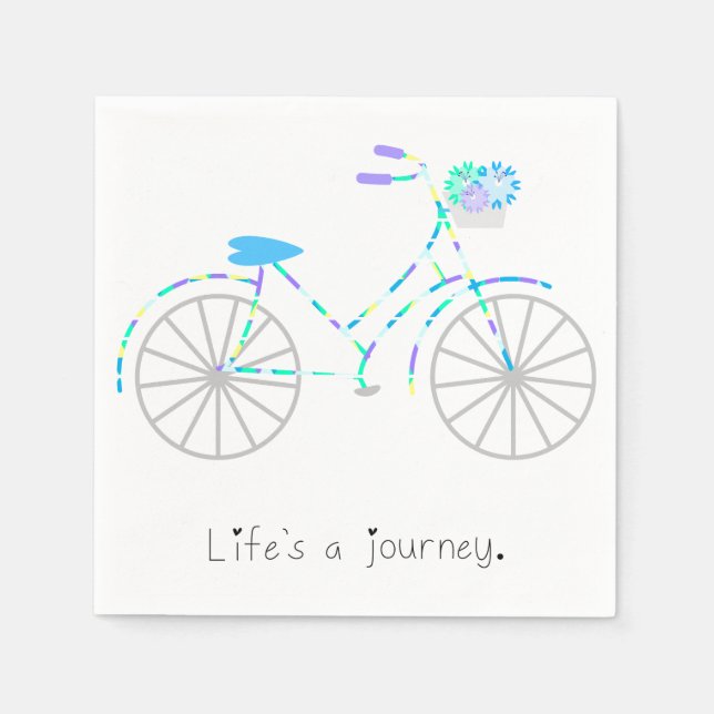 Life’s a Journey. Napkins (Front)