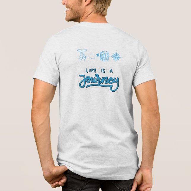 Life´s a Journey Tri-Blend Shirt (Back)