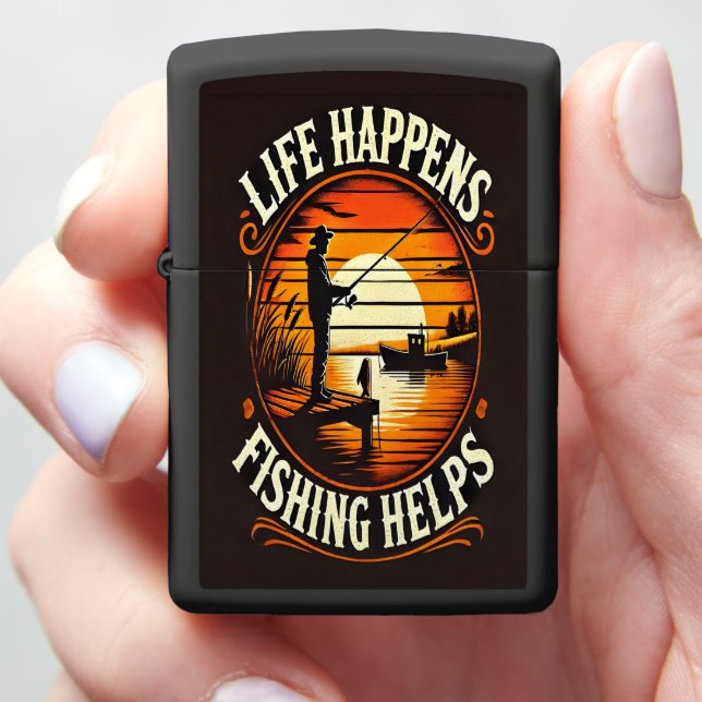 Life’s Better on the Dock Zippo Lighter (In Hand)