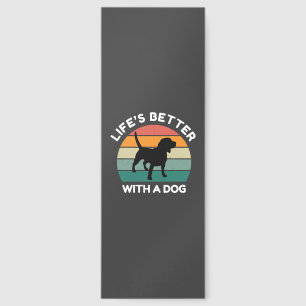 Life�s Better With a Dog - Dog Lover Design Bookmarks