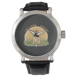 Life�s Golden with a Retriever Cute -Golden design Watch