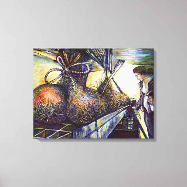 Life’s Hurling Destiny Canvas Print (Front)