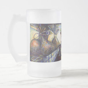 Life’s Hurling Destiny Frosted Glass Beer Mug
