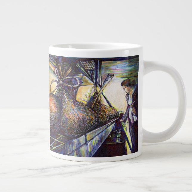 Life’s Hurling Destiny Giant Coffee Mug (Right)