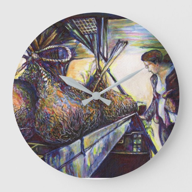 Life’s Hurling Destiny Large Clock (Front)