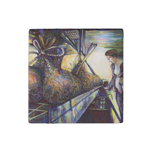 Life’s Hurling Destiny Stone Magnet