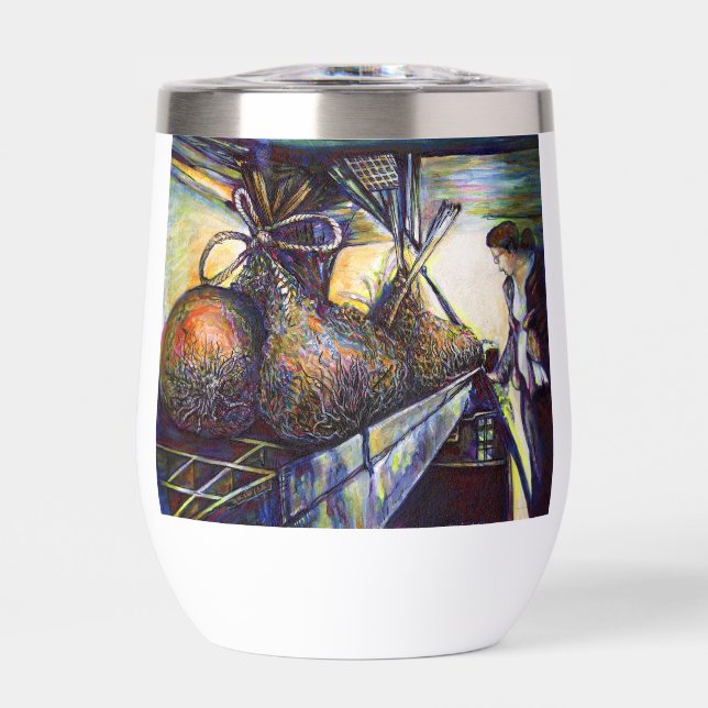 Life’s Hurling Destiny Thermal Wine Tumbler (Front)