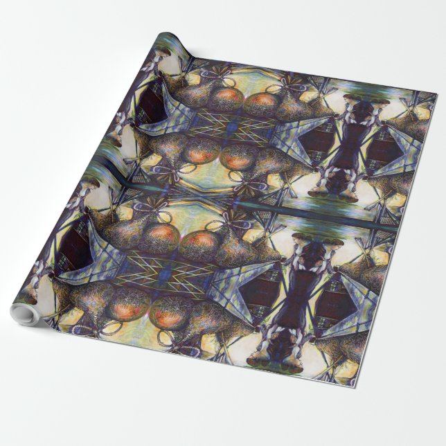 Life’s Hurling Destiny Wrapping Paper (Unrolled)