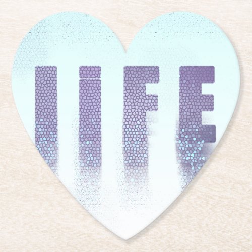 life s t d paper coaster