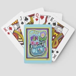  Life’s too short, Have Fun! Whimsical Joy Poker Cards