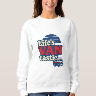 Life’s VANtastic Red Cream Blue Edition Sweatshirt