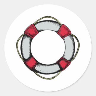 life saver classic round sticker