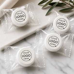 Life Saver Mints   Custom Gray Logo Business Favor