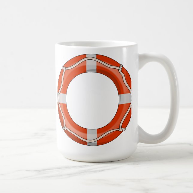 Life Saver Personal Flotation Device Coffee Mug (Right)