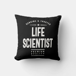 Life Scientist Job Title Gift Throw Pillow