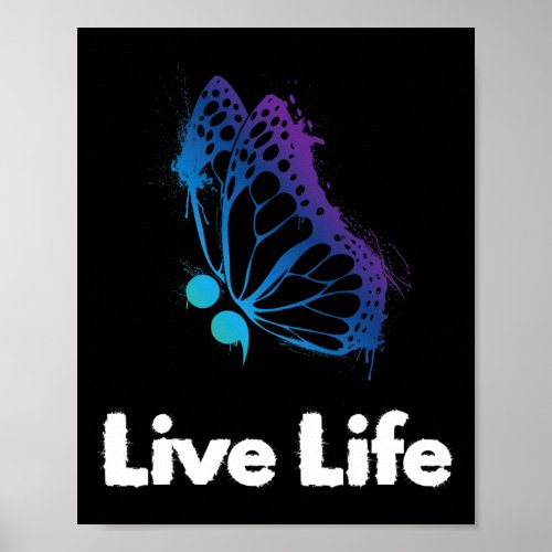 Life Semicolon Love And Support Suicide Awareness  Poster