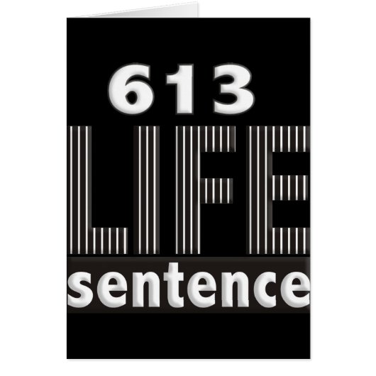 Life Sentence Cards (Front)