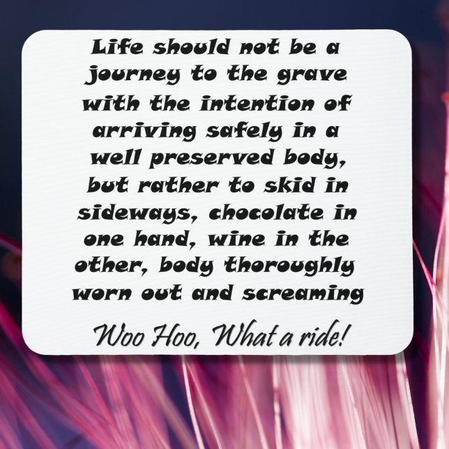 Life should not be a journey to the grave with the mouse pad (Creator Uploaded)