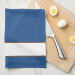 Life Soup Kitchen Towels<br><div class="desc">Waffle weave towel is Royal Blue colored with White & Brown text and striping on a whimsical towel with a cute slant on life. Customize or buy as is.</div>