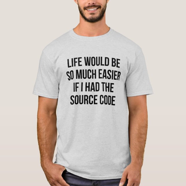 Life Source Code T-Shirt (Front)