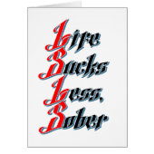 Life Sucks Less, Sober (Front)